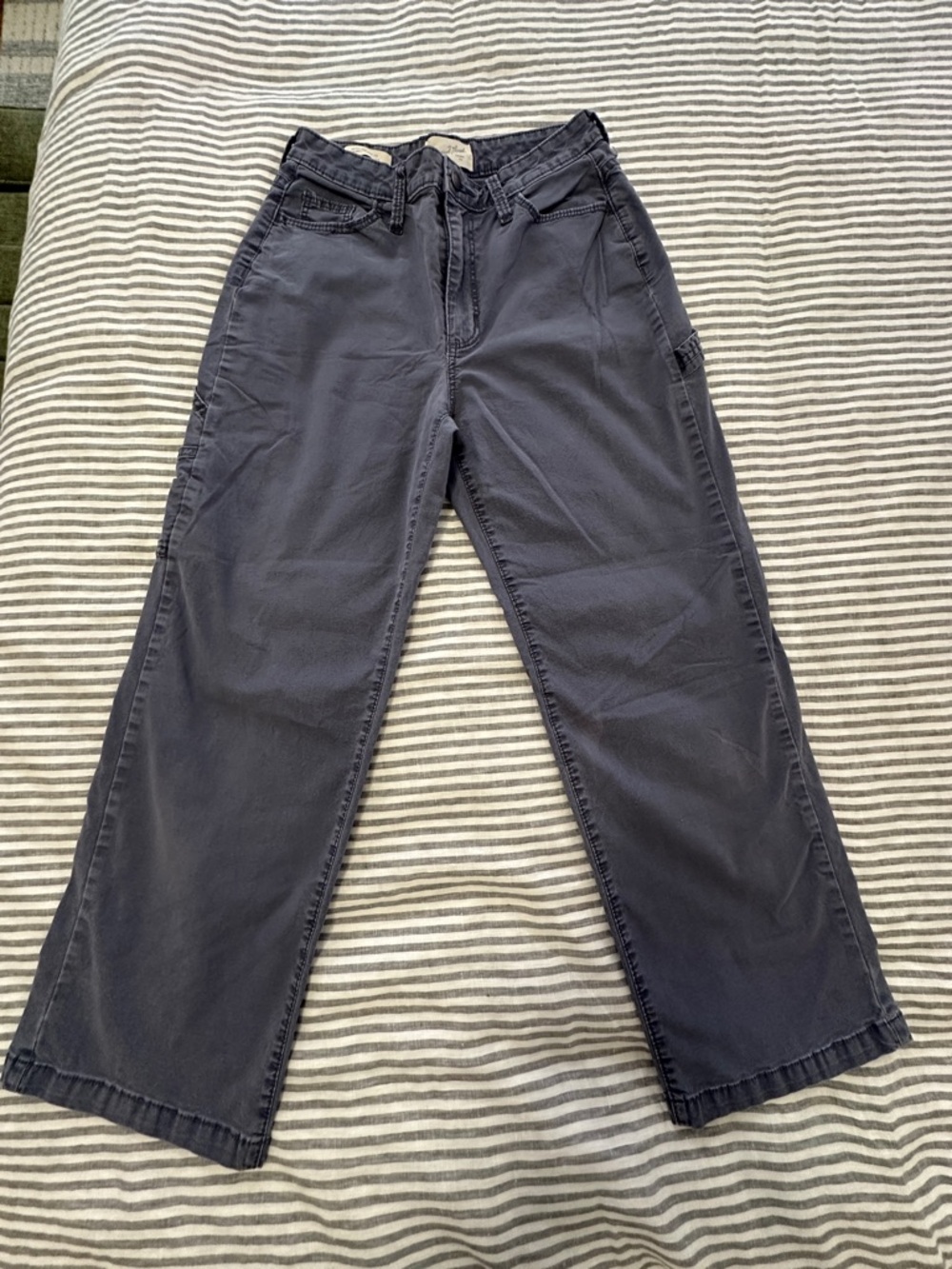 Universal Thread Slate Blue High-Rise Wide Leg Pants
